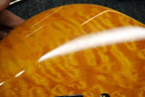 2024 EVH Wolfgang WG Standard QM Baked Maple Fretboard Electric Guitar Transparent Amber