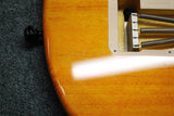 2024 EVH Wolfgang WG Standard QM Baked Maple Fretboard Electric Guitar Transparent Amber