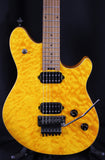 2024 EVH Wolfgang WG Standard QM Baked Maple Fretboard Electric Guitar Transparent Amber