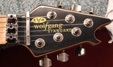 EVH Wolfgang WG Standard QM Electric Guitar Trans Amber