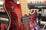 2023 EVH Wolfgang WG Special QM Baked Maple Electric Guitar Sangria