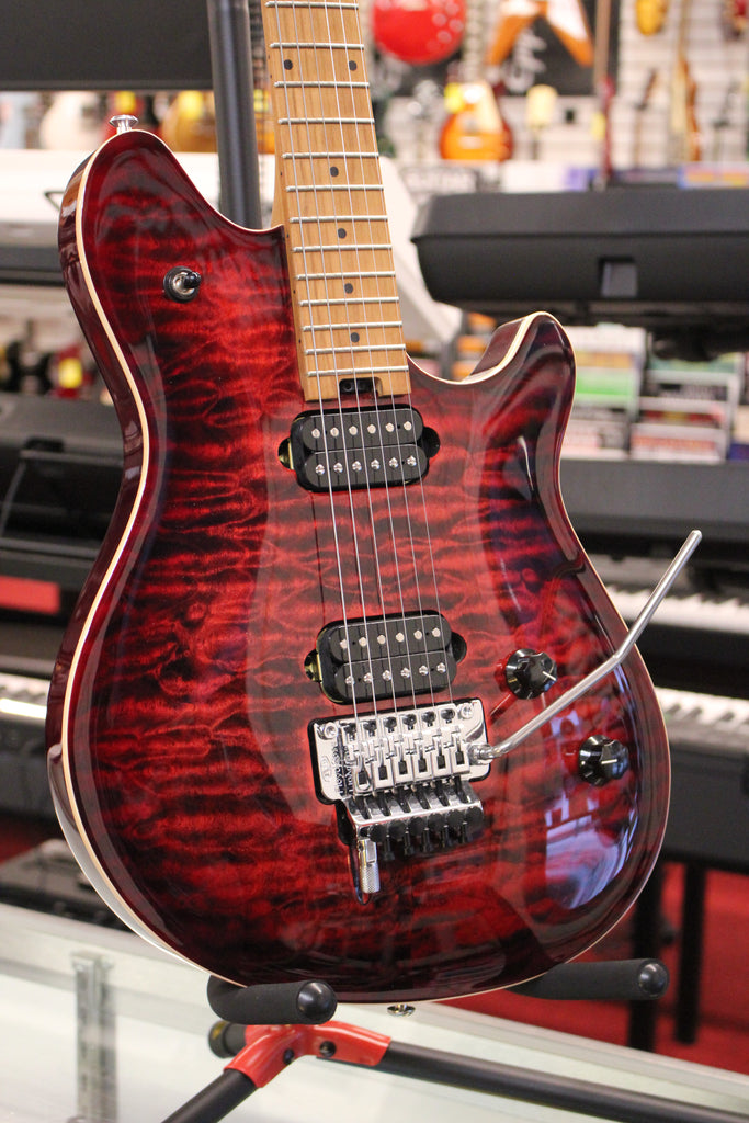 2023 EVH Wolfgang WG Special QM Baked Maple Electric Guitar Sangria