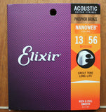 Elixir Acoustic Phosphor Bronze Medium 13-56 Nanoweb Guitar String Set