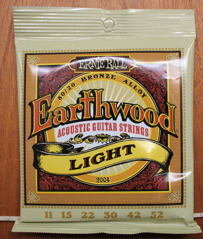 Ernie Ball Earthwood Light 11-52 80/20 Bronze Acoustic Guitar String Set