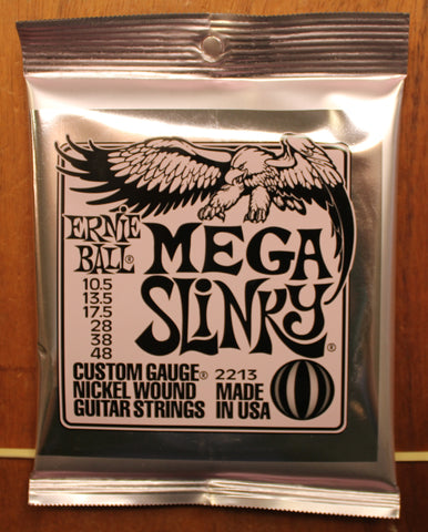Ernie Ball Mega Slinky 10.5-48 Nickel Wound Electric Guitar Strings Set