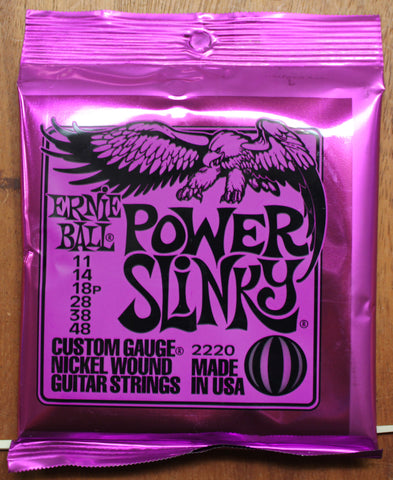 Ernie Ball Power Slinky 11-48 Nickel Wound Electric Guitar Strings Set