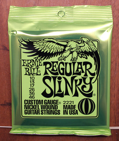 Ernie Ball Regular Slinky 10-46 Nickel Wound Electric Guitar Strings Set