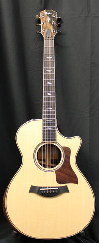 Taylor 812ce V-Class Grand Concert Spruce Rosewood Acoustic-Electric Guitar Natural w/Case