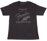 Fender Original Strat T-Shirt Charcoal Medium