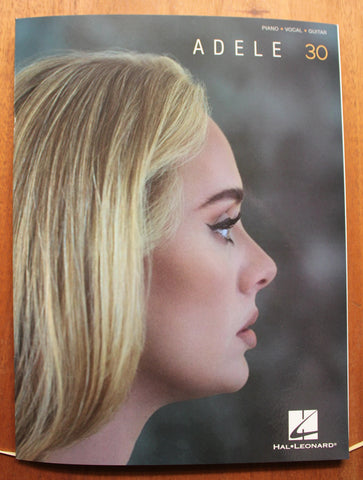 Adele - 30 Piano Vocal Guitar Songbook