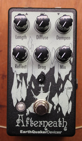 Earthquaker Devices Afterneath V3 Reverb Effects Pedal Black Used