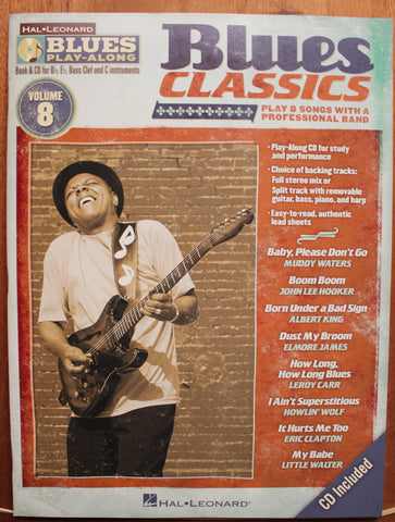Blues Classics Blues Play-Along Volume 8 Guitar TAB Songbook Audio Online