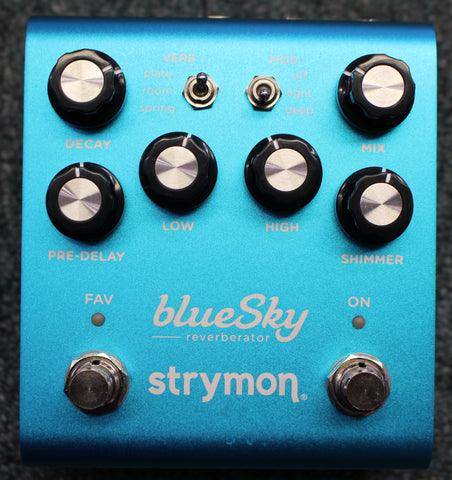 Strymon Effects blueSky Reverberator V2 Guitar Effects Pedal – Dr