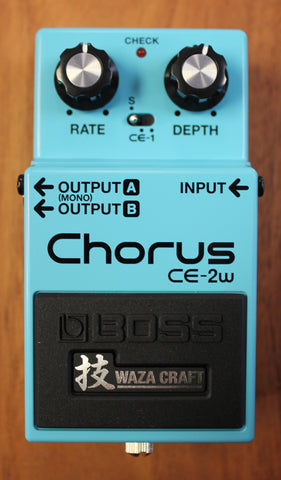 Boss CE-2W Chorus Waza Craft Guitar Effects Pedal