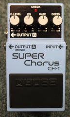 動作確認 BOSS SUPER Chorus CH-1 ジャンク扱い BOSS SUPER Chorus CH-1 REPAIR.Power supply part burnt. - YouTube
