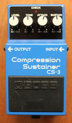 pedal compressor boss Boss CS-3 Compressor Sustainer Guitar Effects Pedal