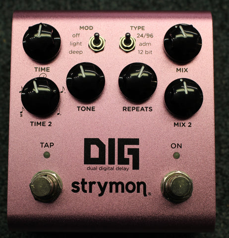 Strymon Effects DIG V2 Dual Digital Delay Guitar Effects Pedal