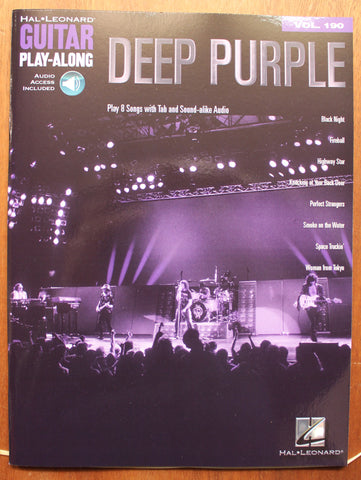 Deep Purple Guitar Play-Along Volume 190 Guitar TAB Songbook Audio Online