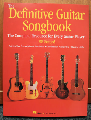 The Definitive Guitar TAB Songbook