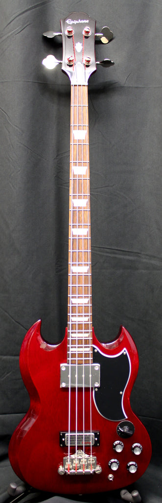 Epiphone EB-3 SG Bass Cherry 4 String Electric Bass Guitar – Dr