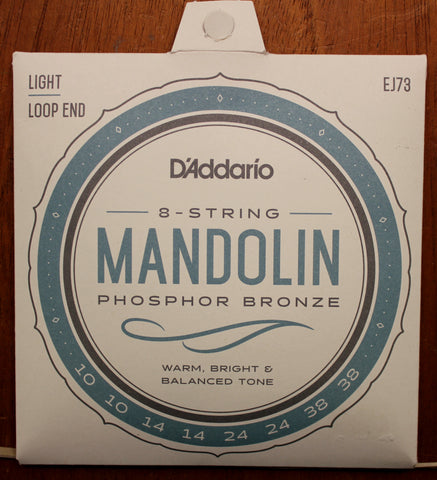 D'Addario EJ73 Light Phosphor Bronze Mandolin Strings