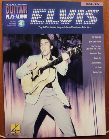 Elvis Presley Guitar Play-Along Volume 26 TAB Songbook w/Audio