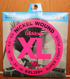 D'Addario EXL120+ Super Light Plus 095-44 Nickel Wound Electric Guitar String Set