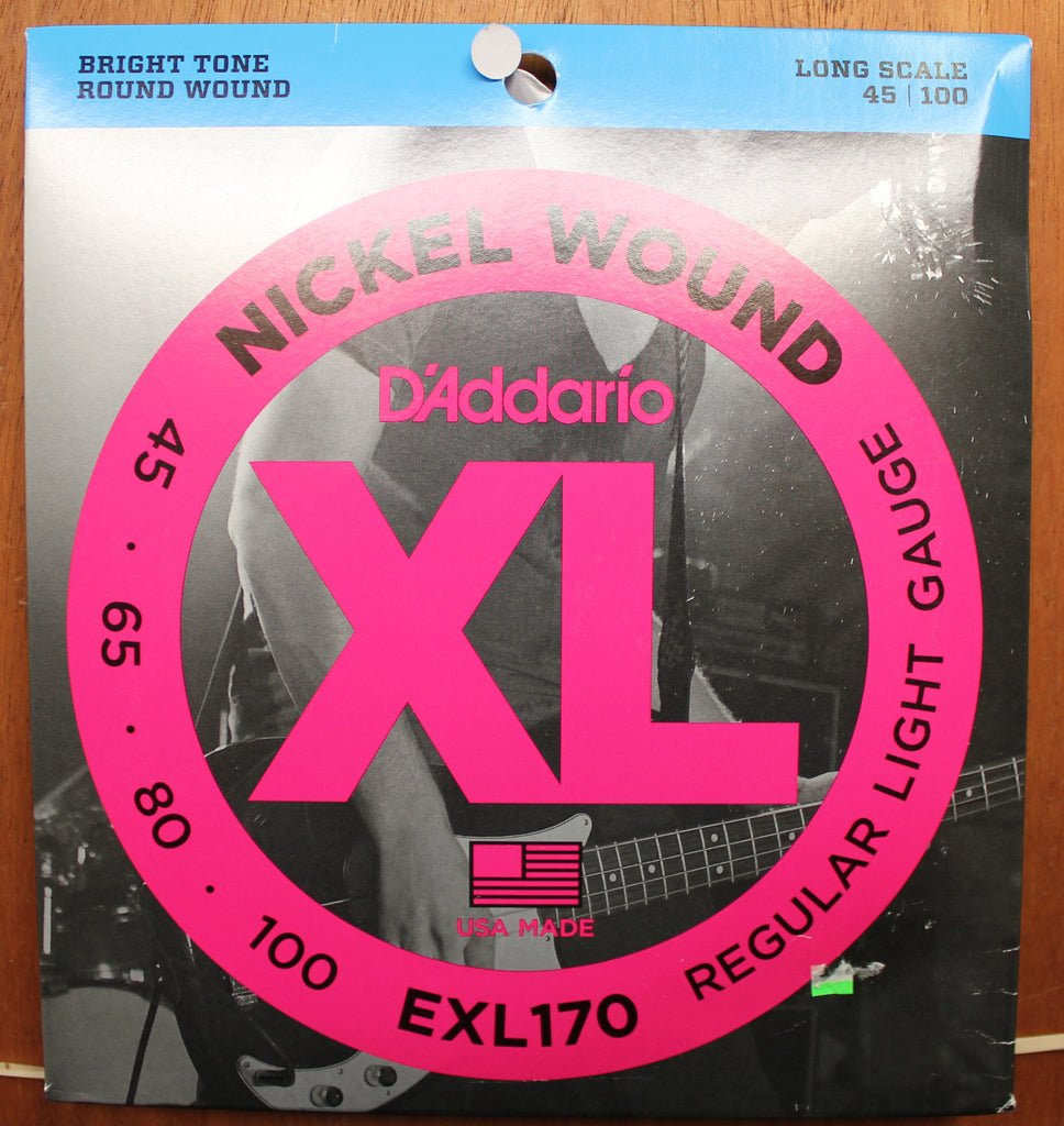 D'Addario EXL170 Regular Light 45-100 Bass Guitar String Set Long Scale