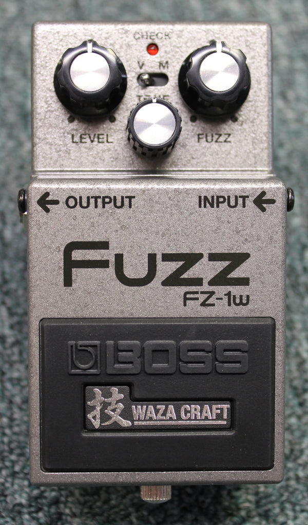 BOSS FZ-1W Fuzz Waza Craft Japan Guitar Effects Pedal Silver – Dr