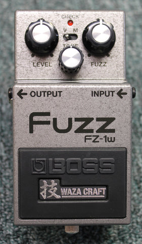 BOSS FZ-1W Fuzz Waza Craft Japan Guitar Effects Pedal Silver