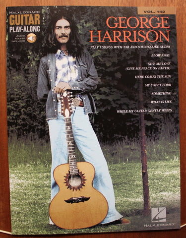 George Harrison Guitar Play-Along Volume 142 Guitar TAB Songbook w/Audio