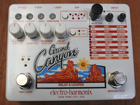 Electro-Harmonix Grand Canyon Delay and Looper Effects Pedal w/Box
