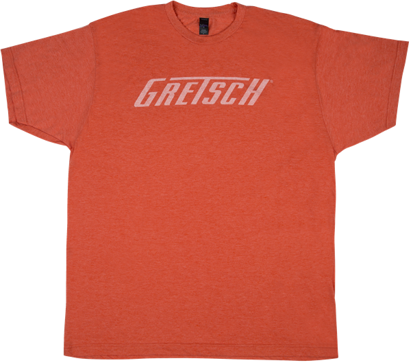 Gretsch Guitars Logo Men's T-Shirt Orange Large