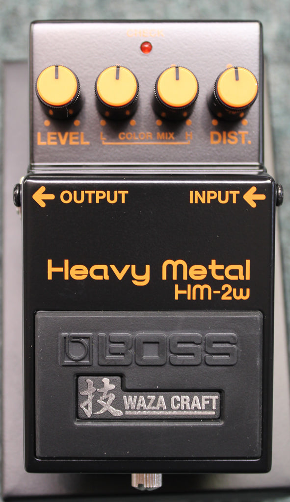 BOSS HM-2W Heavy Metal Waza Craft Distortion Guitar Effects Pedal