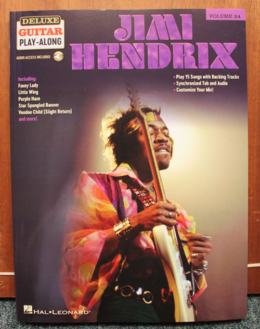 Jimi Hendrix Deluxe Guitar Play-Along Volume 24 Audio Online TAB Songbook