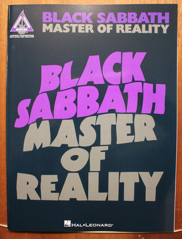Black Sabbath - Master of Reality Guitar TAB Songbook