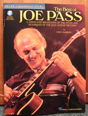 The Best of Joe Pass Signature Licks Guitar TAB Songbook w/Audio
