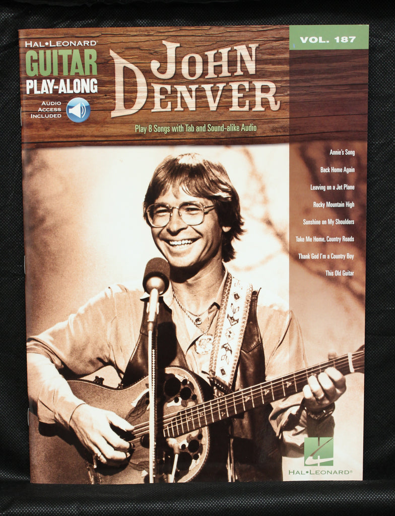 John Denver Guitar Play-Along Volume 187 Guitar TAB Songbook – Dr