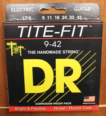 DR Strings Tite-Fit LT-9 9-42 Electric Guitar Strings