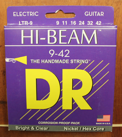 DR Strings Hi-Beam LTR-9 9-42 Electric Guitar Strings