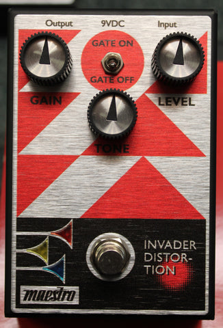 Maestro Invader Distortion Guitar Effects Pedal