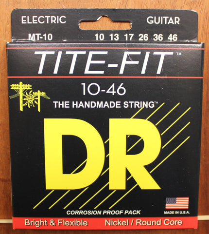 DR Strings Tite-Fit MT-10 10-46 Electric Guitar Strings