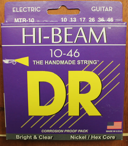 DR Strings Hi-Beam MTR-10 10-46 Electric Guitar Strings
