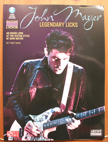 John Mayer Legendary Licks Guitar Tab Songbook Audio Online