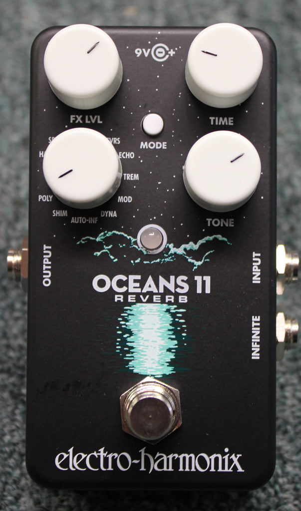 oceans 11 pedal Electro-Harmonix Oceans 11 Multifunction Digital Reverb Effects Pedal w/Box