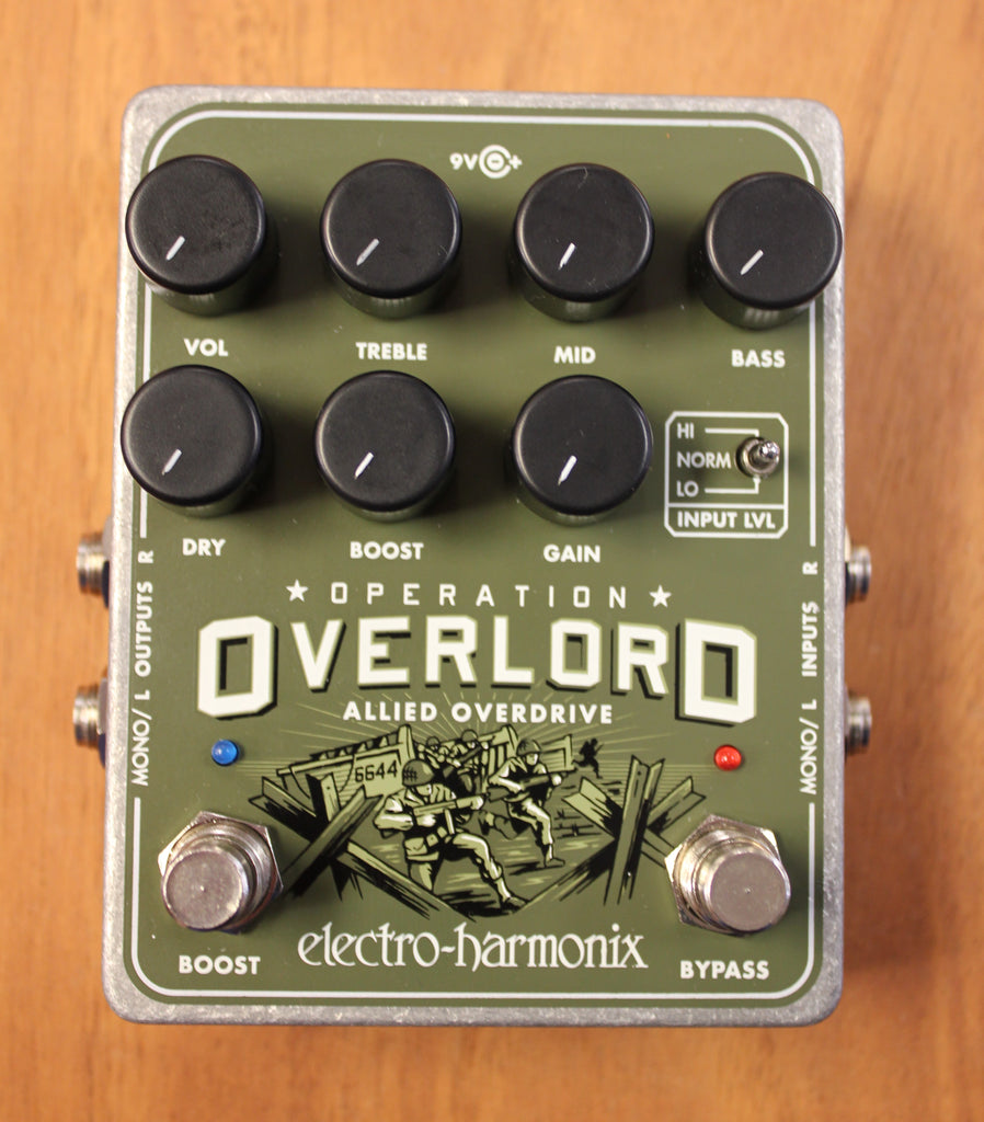 Electro-Harmonix Operation Overlord Overdrive Guitar Effects Pedal
