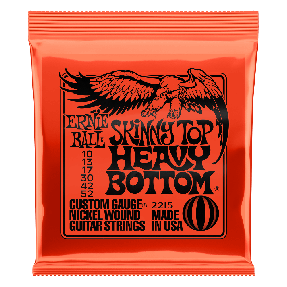 Ernie Ball Skinny Top Heavy Bottom Slinky 10-52 Nickel Wound Electric Guitar Strings Set