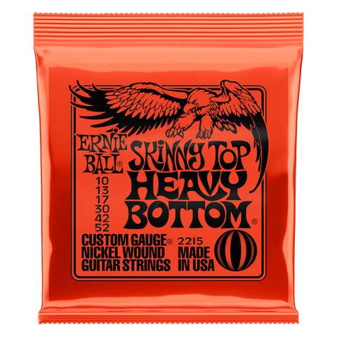 Ernie Ball Skinny Top Heavy Bottom Slinky 10-52 Nickel Wound Electric Guitar Strings Set