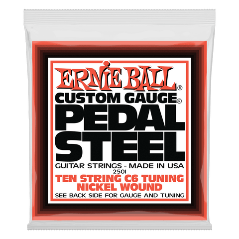 Ernie Ball Pedal Steel Ten String C6 Tuning Electric Guitar Strings Set