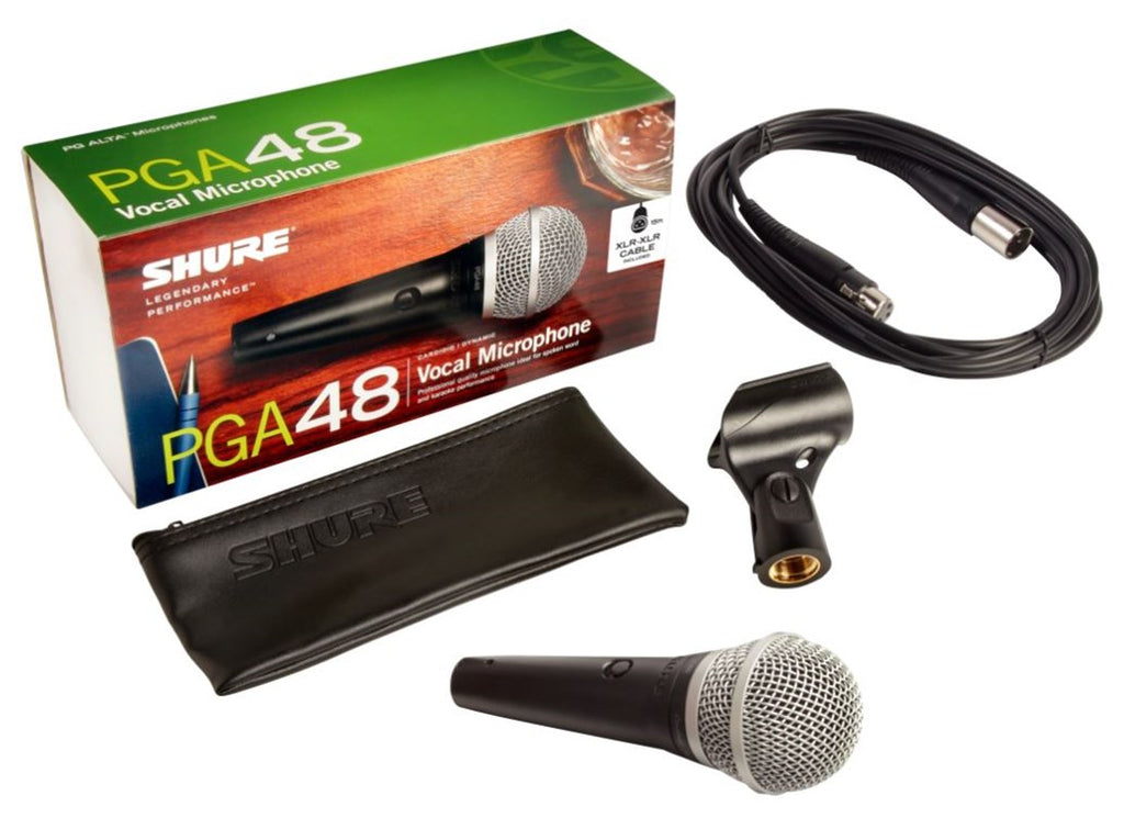 Shure PGA48-XLR Vocal Microphone with XLR Cable